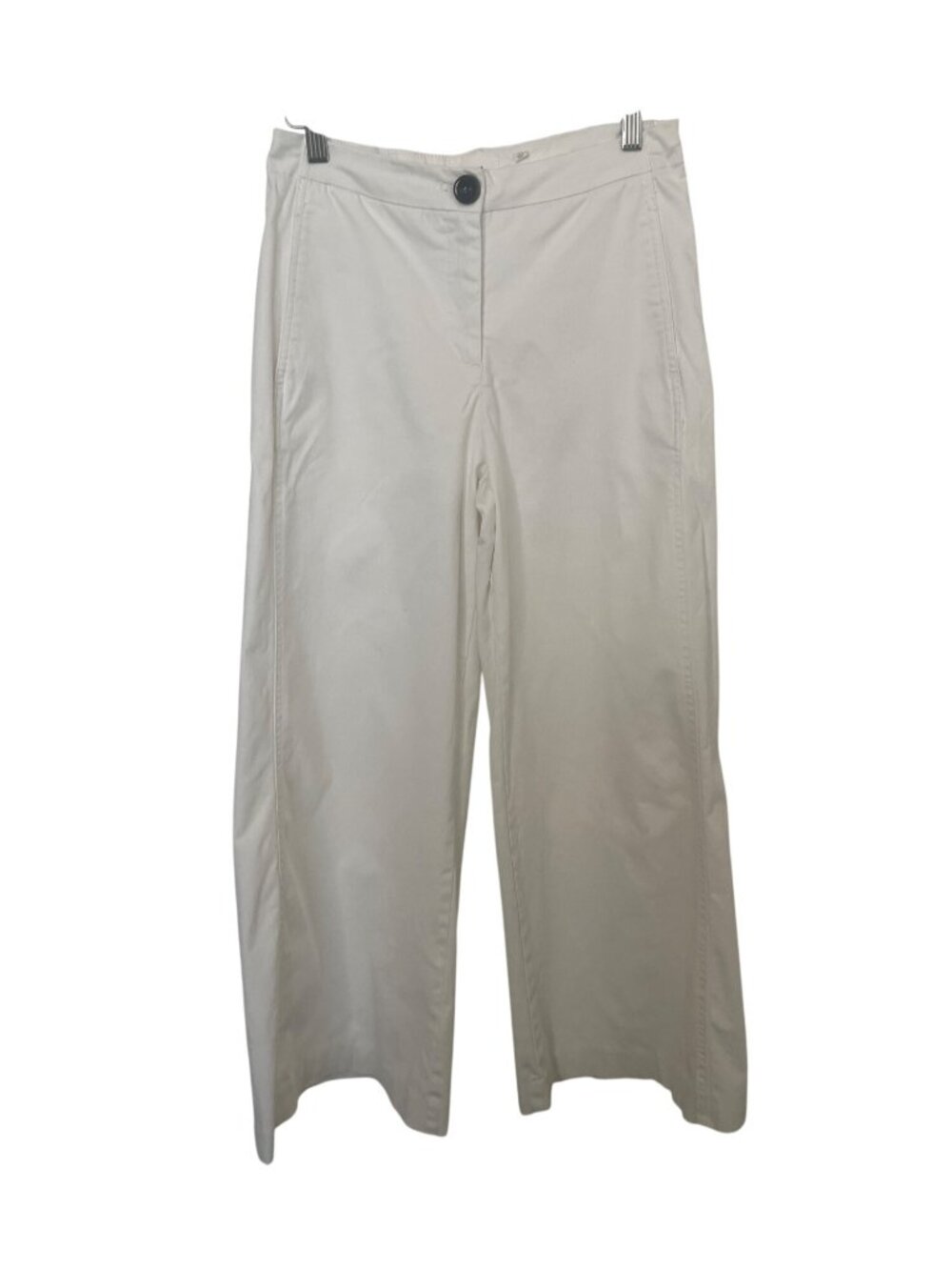 A Loves A Wide-Leg Cropped White Pants